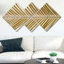 Wallity Cuadro decorativo de MDF Multicolor (4 Piezas)